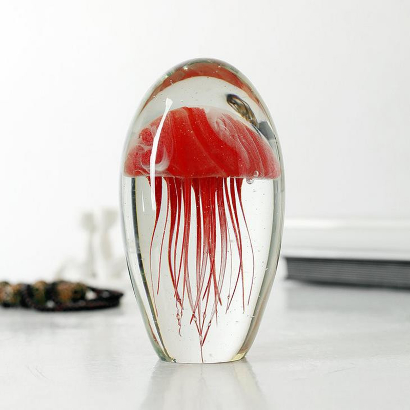 Miniature 3D Jellyfish Crystal – Paper Weight Crystal Bewertung und Preis