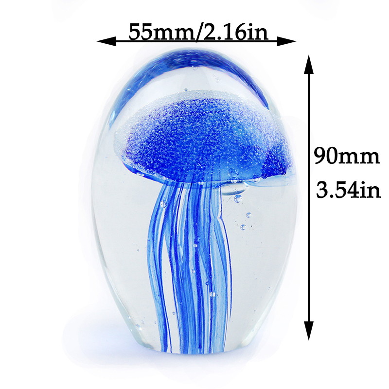 Miniature 3D Jellyfish Crystal – Paper Weight Crystal Bewertung und Preis