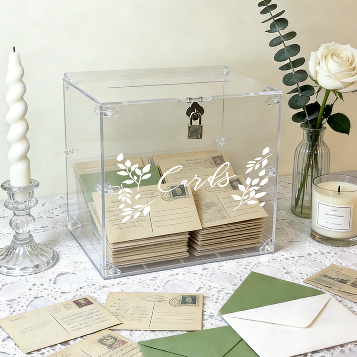Acrylic Wedding Card Boxes wit – Card Index Box Bewertung und Preis