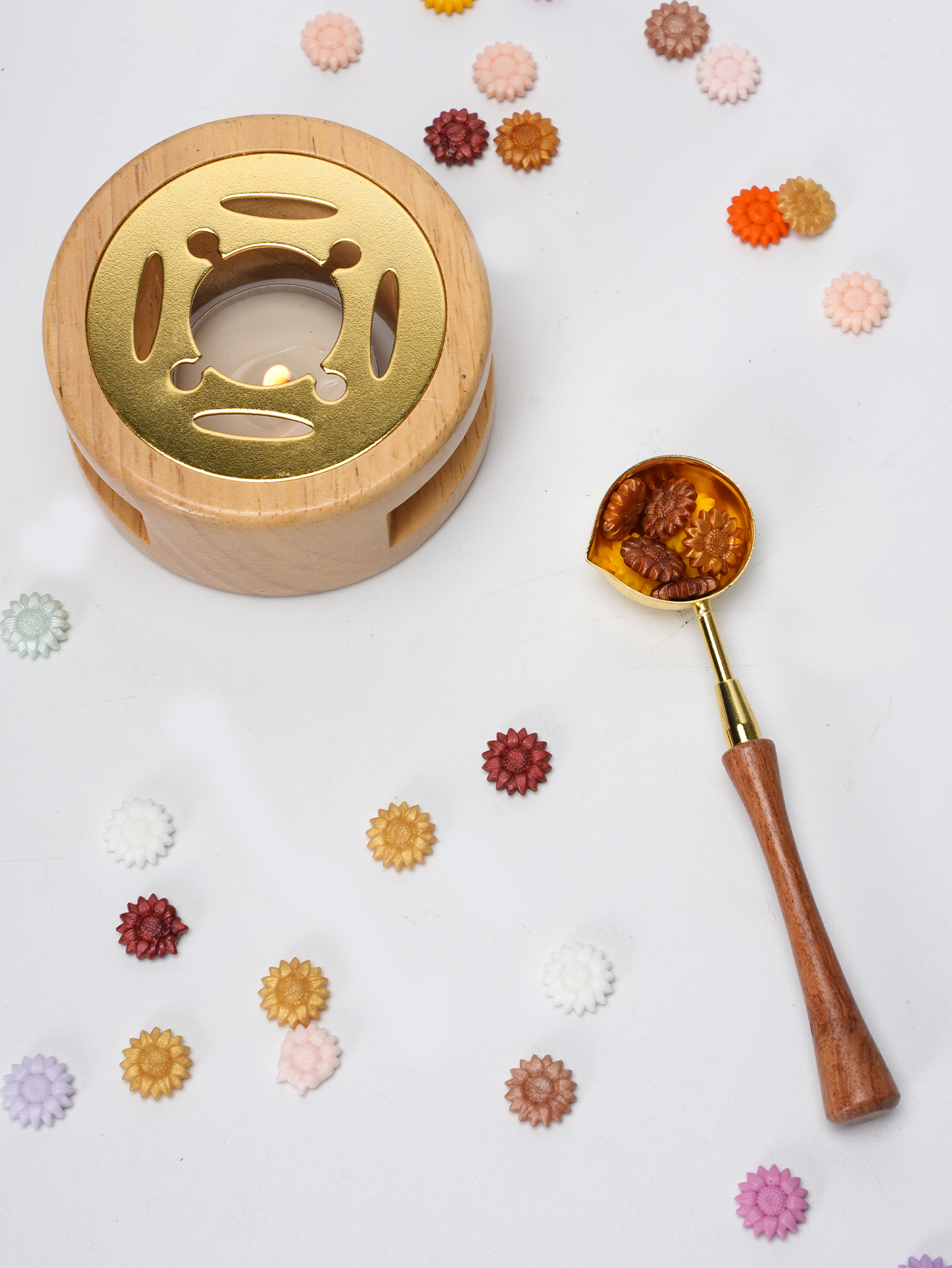1set Wax Seal Set Wood Wax Mel – Wax Seal Stamp Set Bewertung und Preis