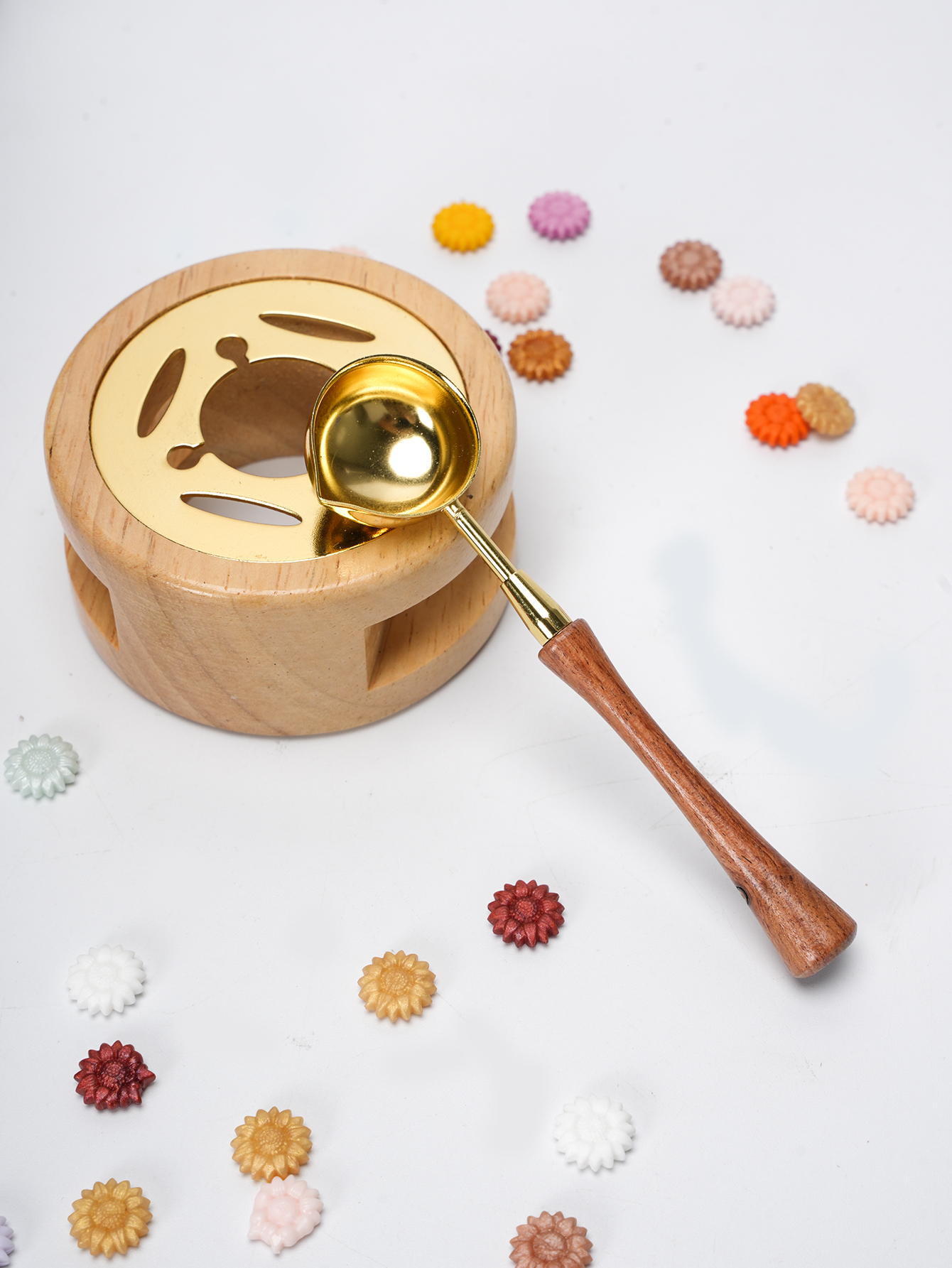 1set Wax Seal Set Wood Wax Mel – Wax Seal Stamp Set Bewertung und Preis
