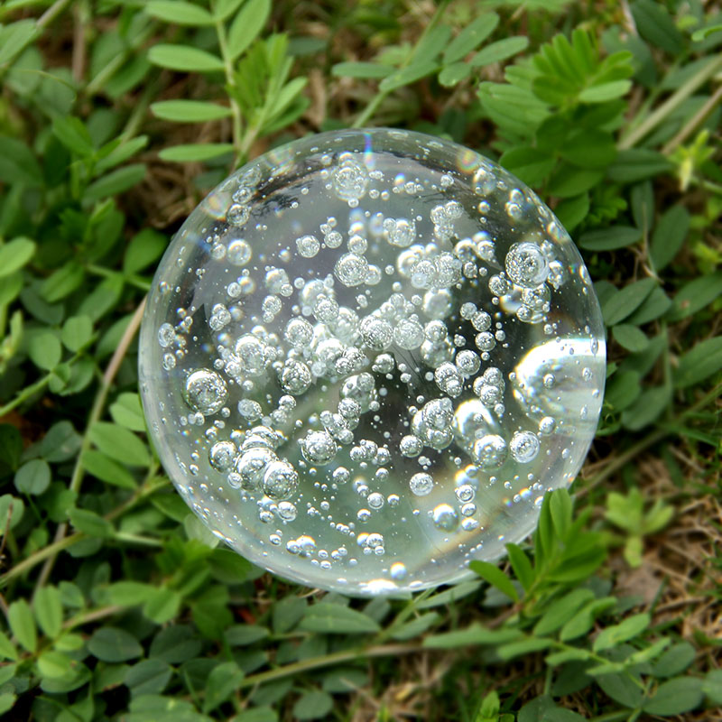 40/60/80MM Clear Bubble Crysta – Paper Weight Crystal Bewertung und Preis