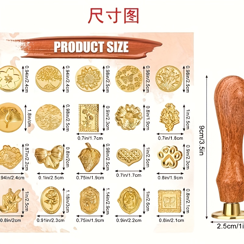21pc wax stamp set with variou – Wax Seal Stamp Set Bewertung und Preis