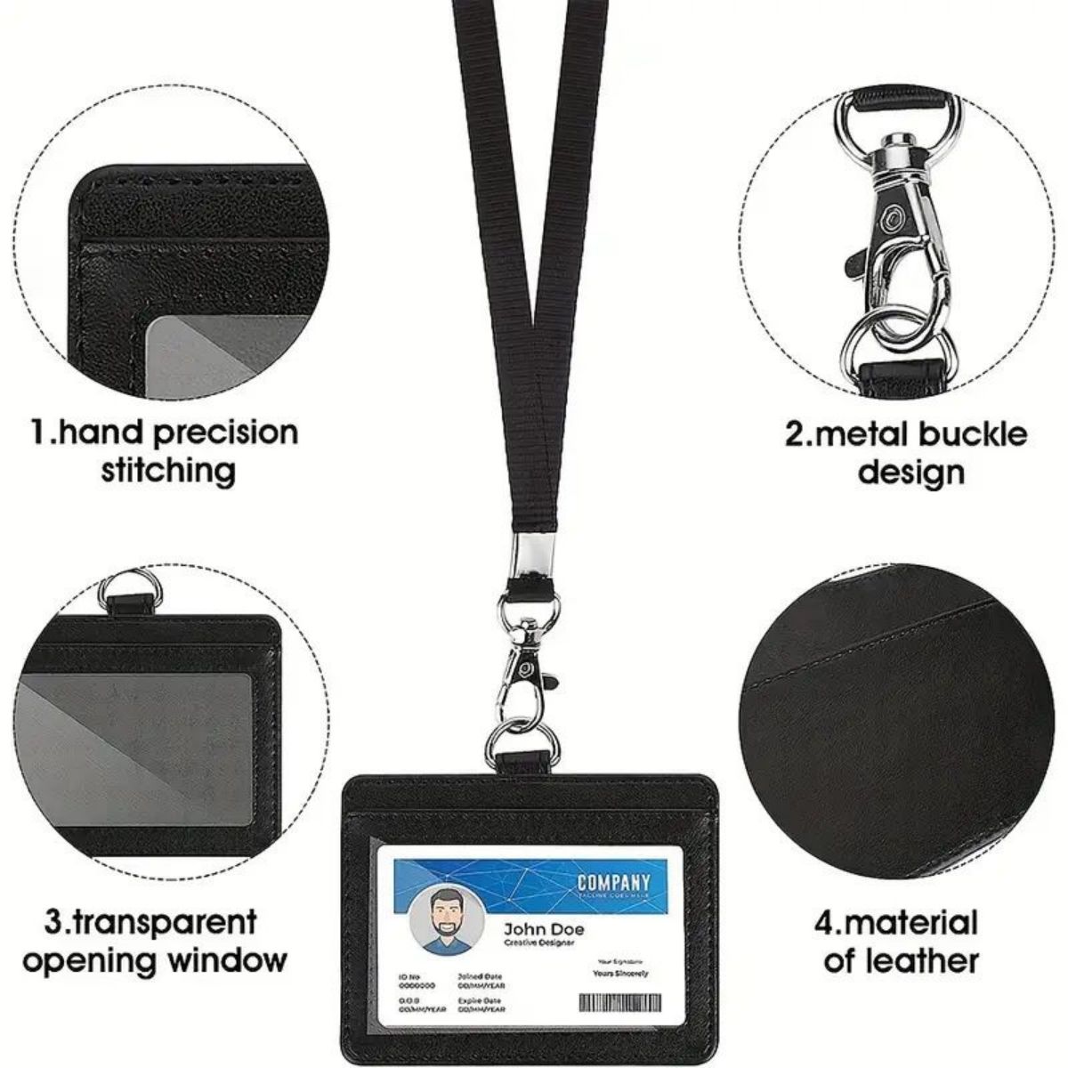 1 pc Horizontal ID badge holde – Index Card Holder Bewertung und Preis