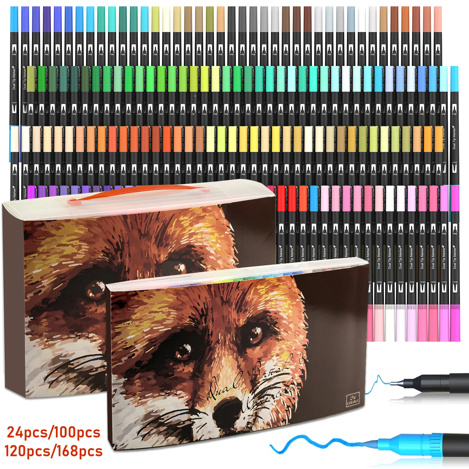 Dual Brush Pens Art Markers, 2 – Correction Pen Fine Bewertung und Preis