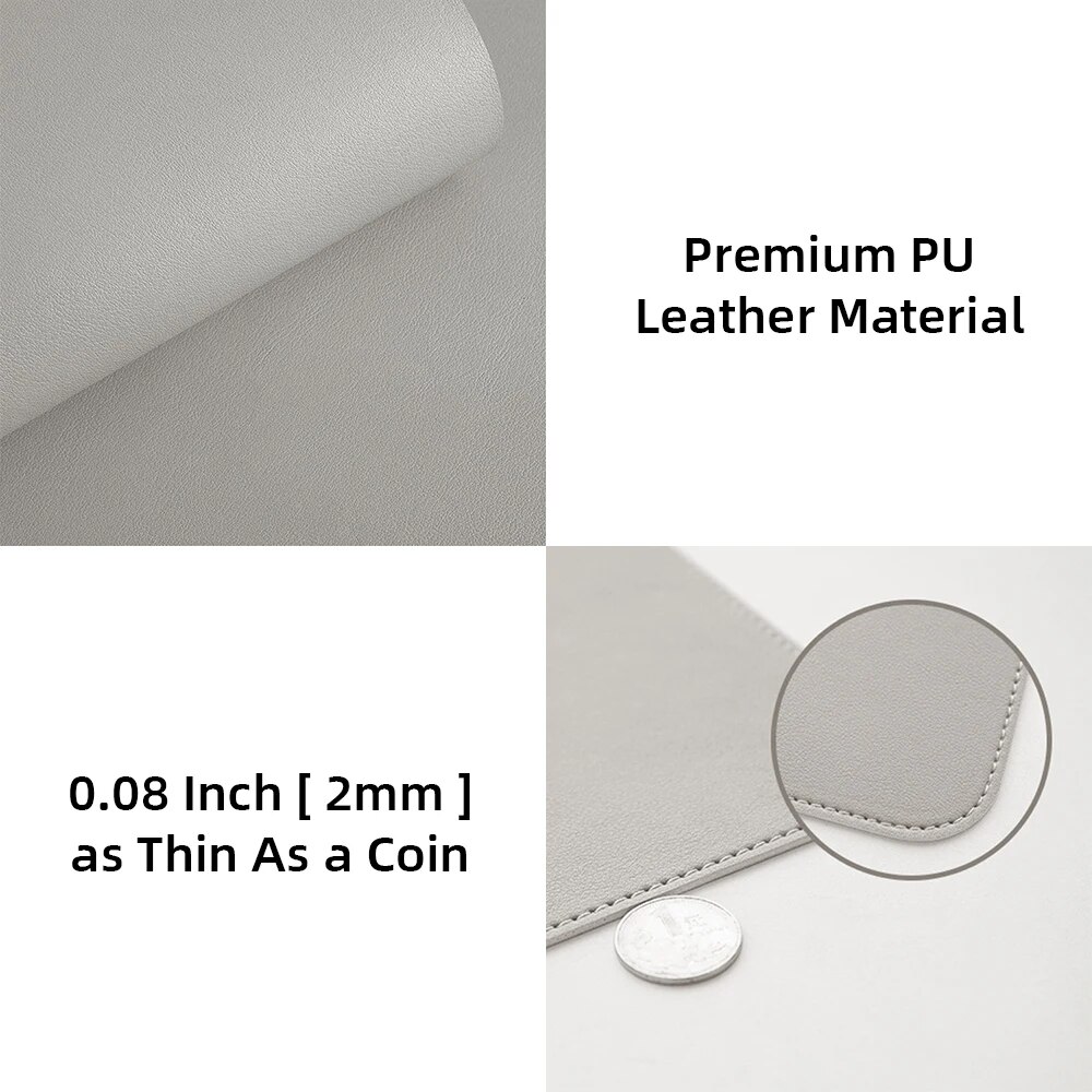 1 Pcs Large Size 60*30mm Offic – Leather Desk Pad Bewertung und Preis