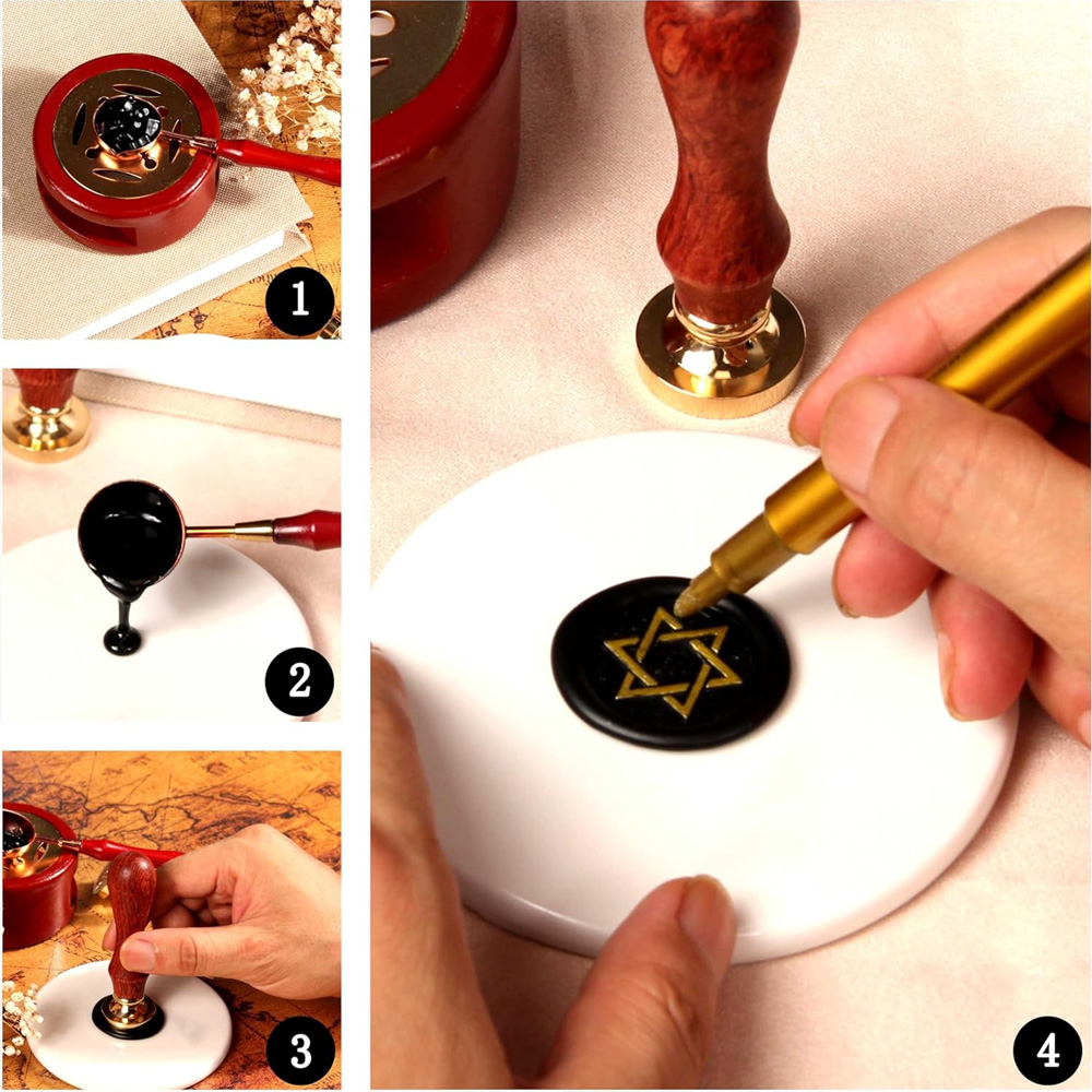 Customized Logo Wax Seal Stamp – Wax Seal Stamp Set Bewertung und Preis