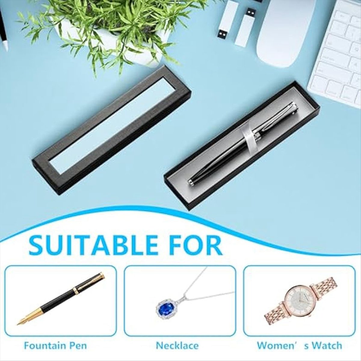 REST 10Pcs Empty Pen Gift Box  – Pen Rest Single Bewertung und Preis