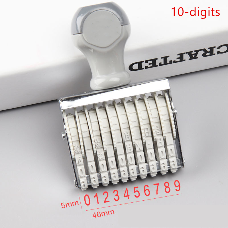 Portable 8/10 Digits Number St – Rubber Date Stamp Bewertung und Preis