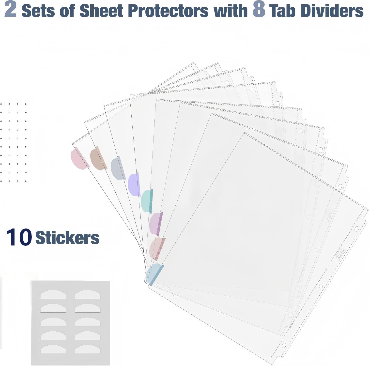 A4 Clear Sheet Protectors with – Tab Divider A4 Bewertung und Preis