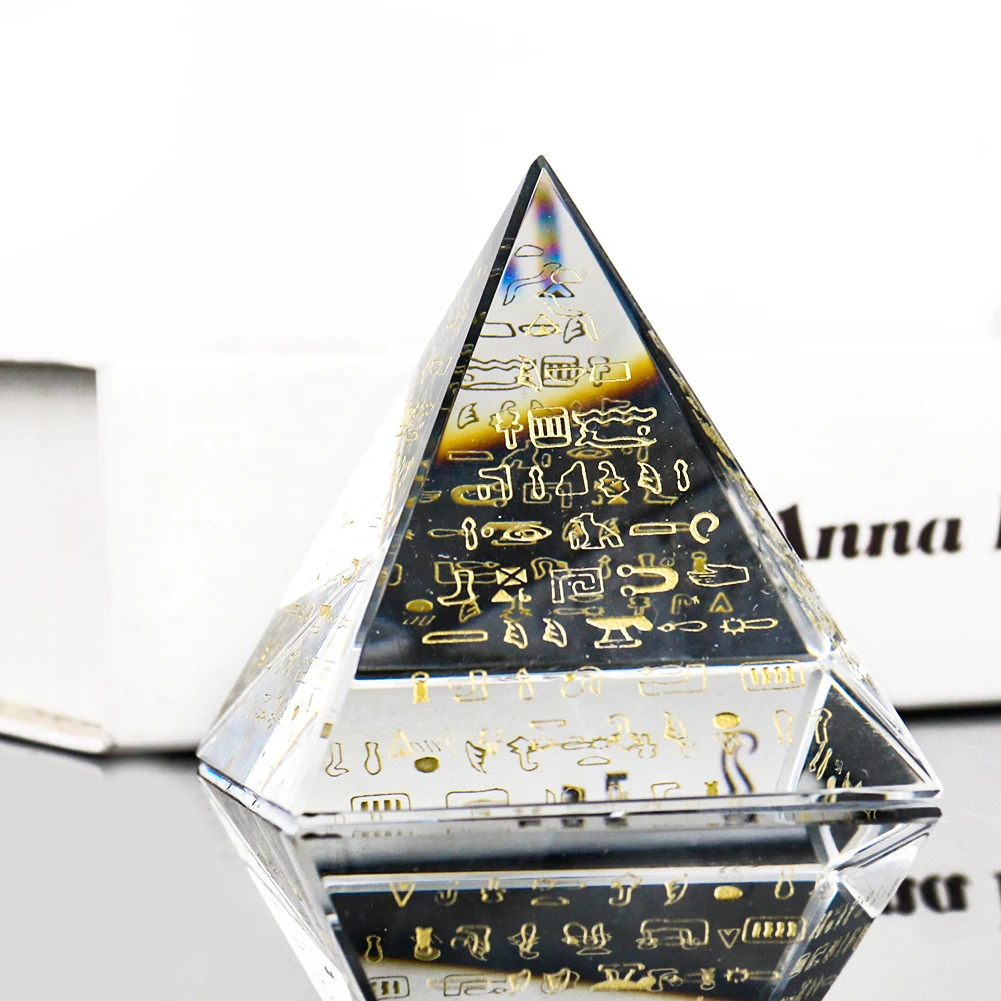 Egyptian Hieroglyph Crystal Py – Paper Weight Crystal Bewertung und Preis