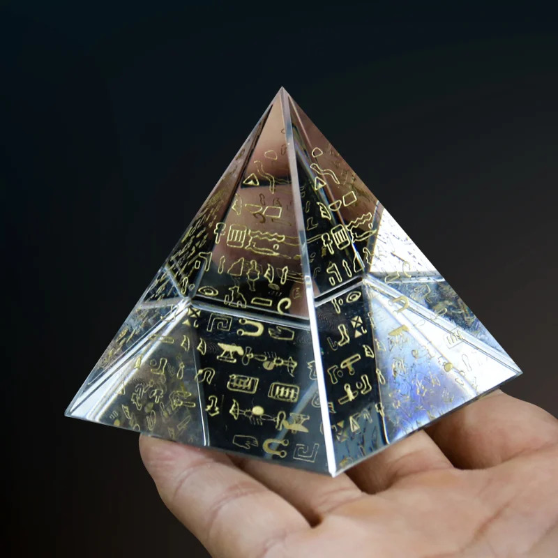 Egyptian Hieroglyph Crystal Py – Paper Weight Crystal Bewertung und Preis