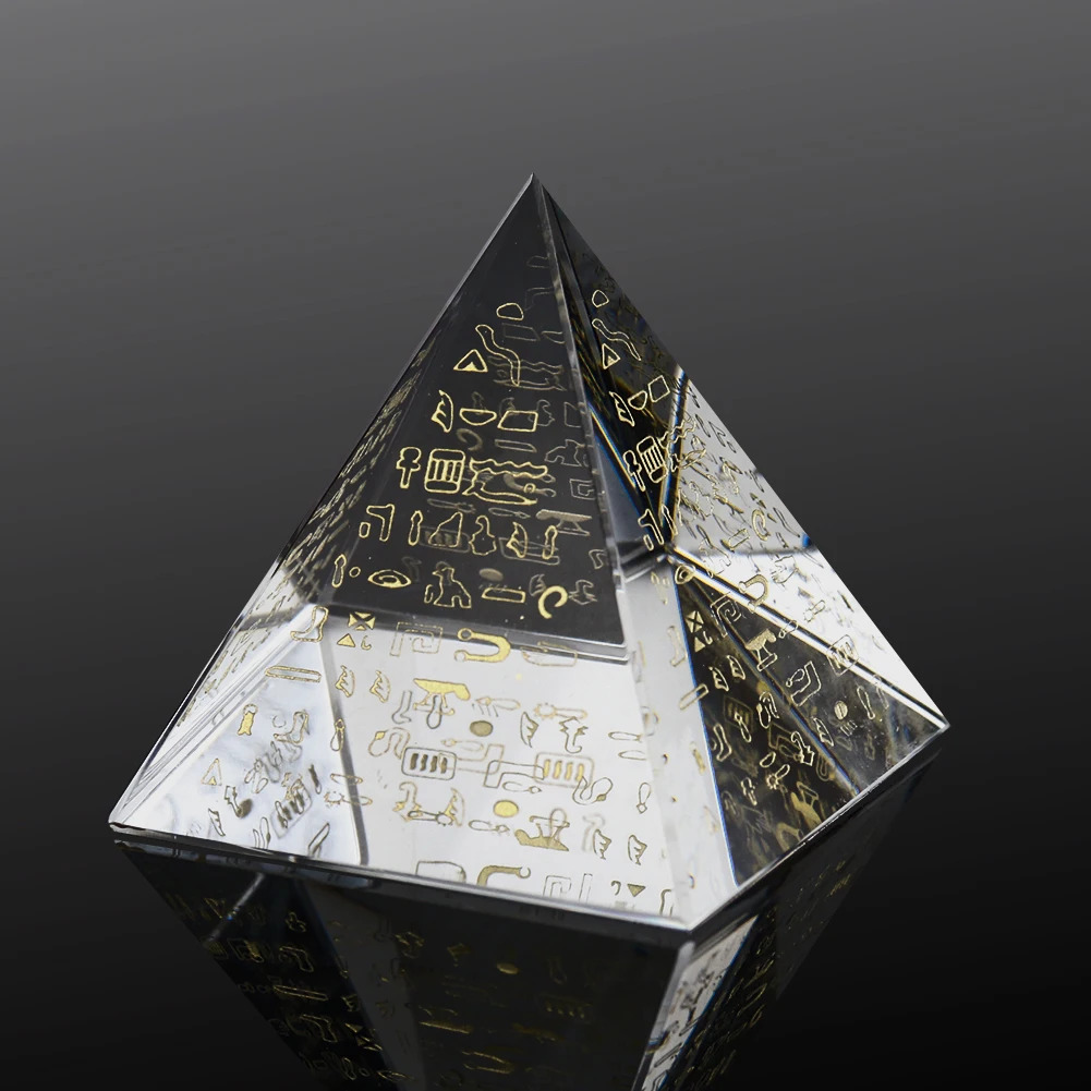 Egyptian Hieroglyph Crystal Py – Paper Weight Crystal Bewertung und Preis