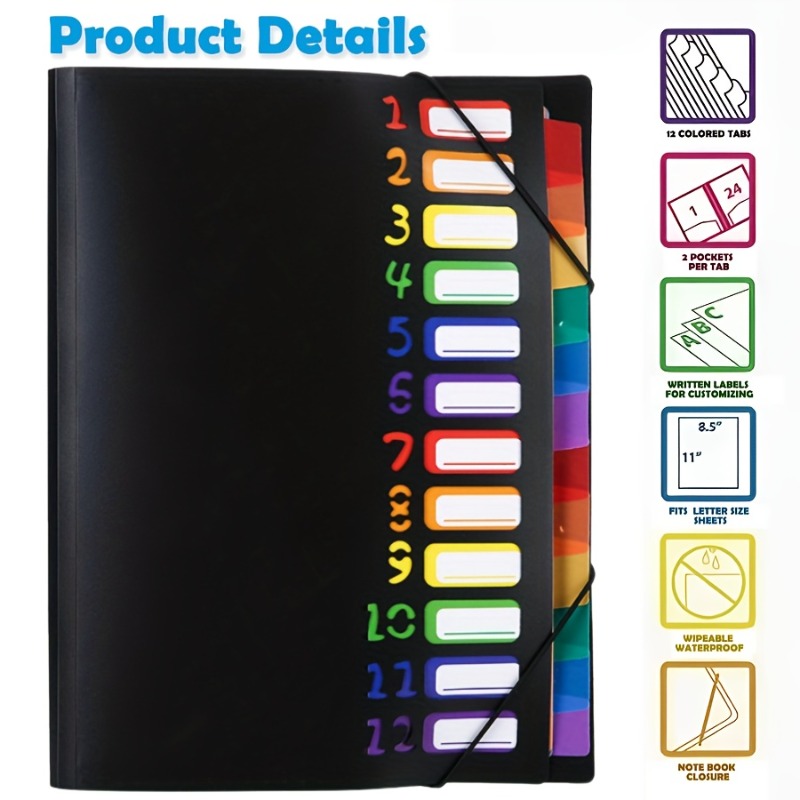 1Pc Black/White Cover Multi-La – Tab Divider A4 Bewertung und Preis