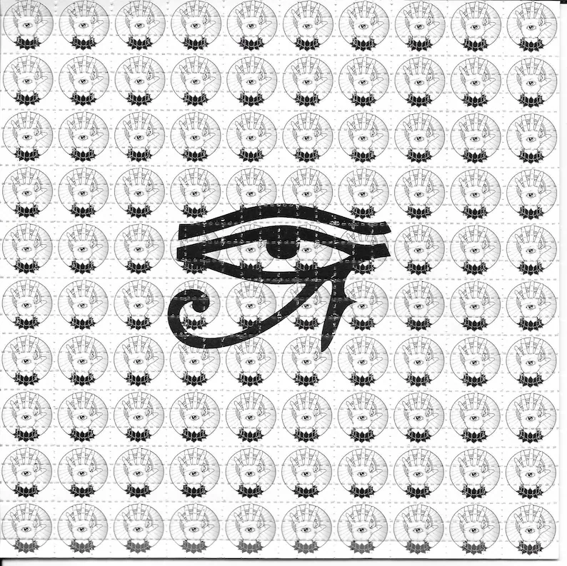 Eye of Providence Psychedelic  – Ink Blotter Paper Bewertung und Preis