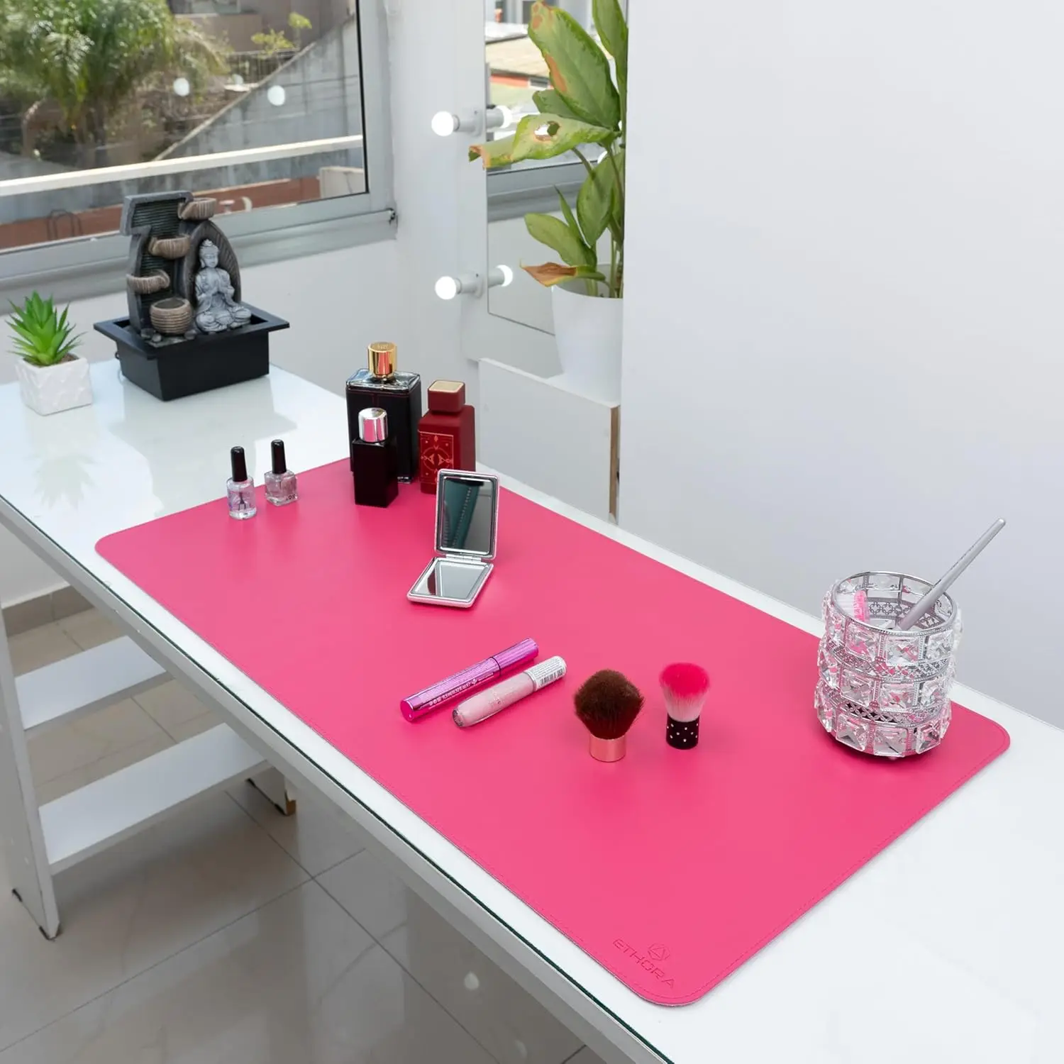 Desk Mat with Non-Slip Suede B – Leather Desk Pad Bewertung und Preis