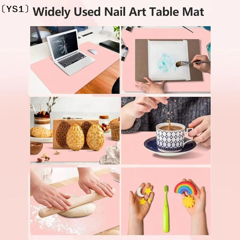 〔YS1〕Foldable PU Leather Nail  – Leather Desk Pad Bewertung und Preis