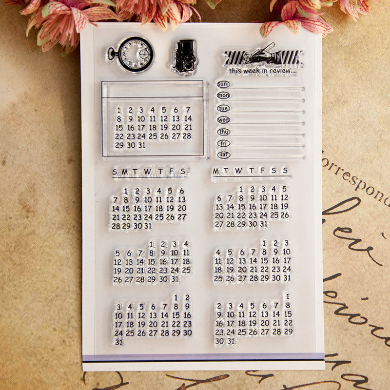 Date Week Month Number Symbol  – Rubber Date Stamp Bewertung und Preis