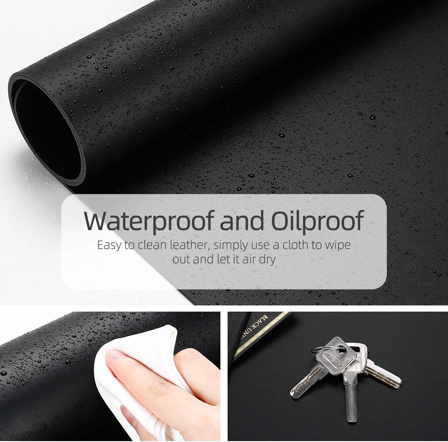 Dual-Sided Desk Pad Protector, – Leather Desk Pad Bewertung und Preis