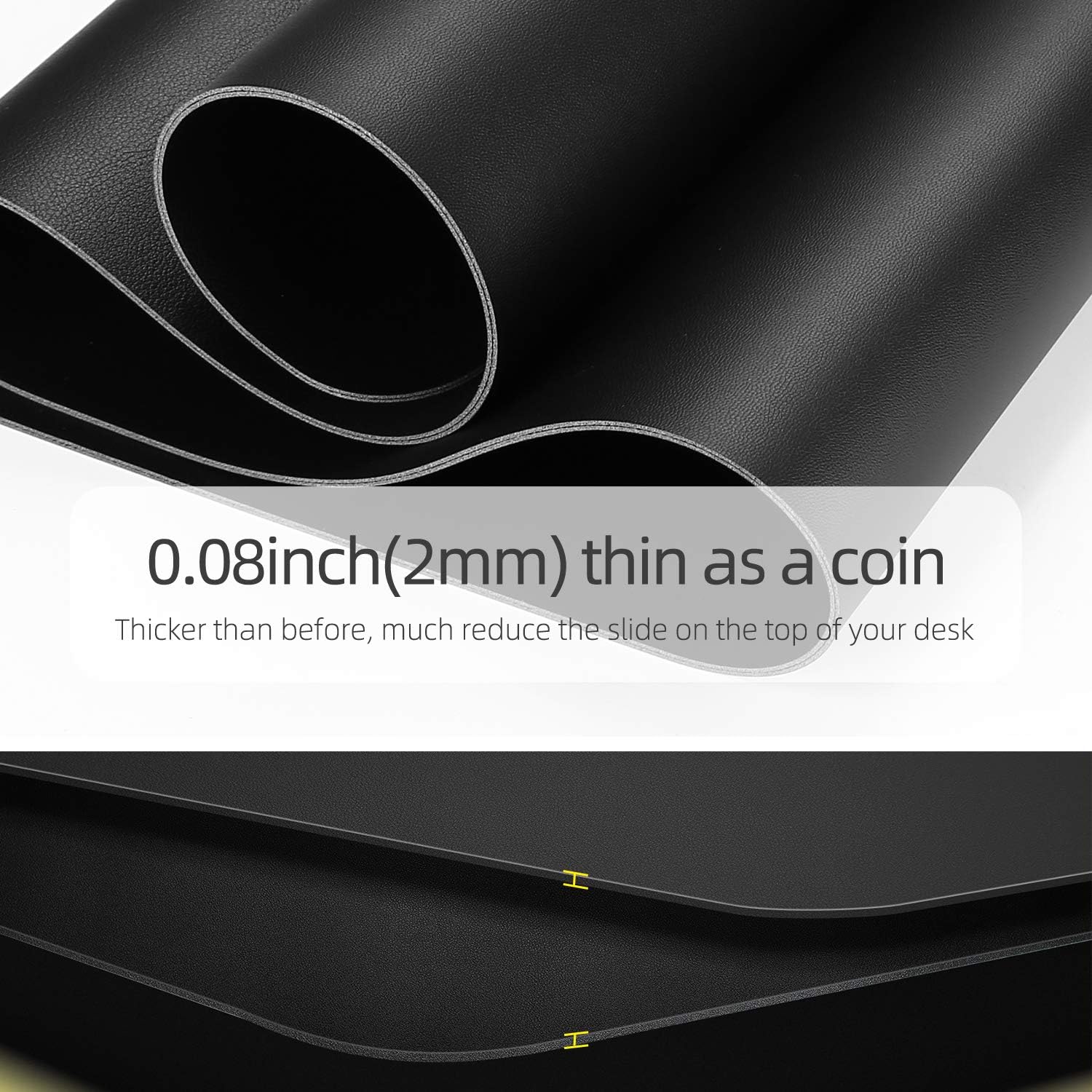 Dual-Sided Desk Pad Protector, – Leather Desk Pad Bewertung und Preis