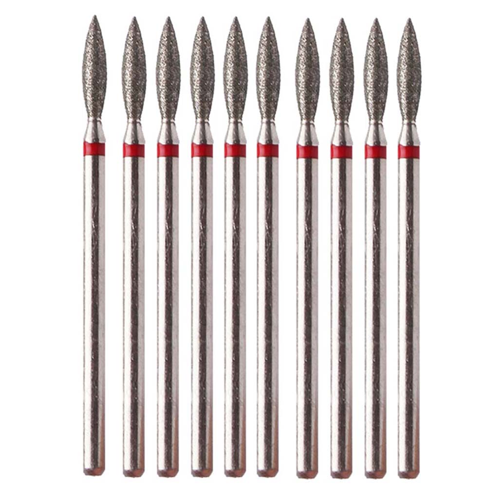 10pcs Diamond Nail Drill Bits  – Gel Refill Pack Bewertung und Preis
