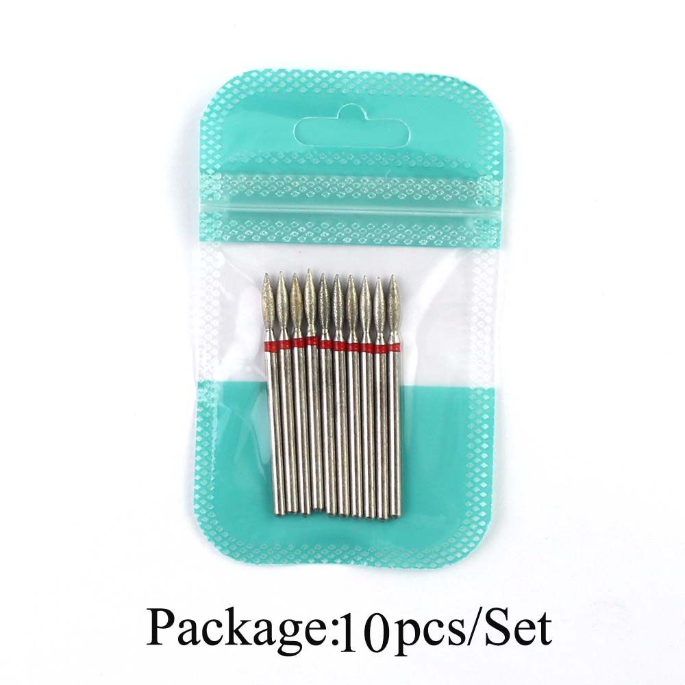 10pcs Diamond Nail Drill Bits  – Gel Refill Pack Bewertung und Preis