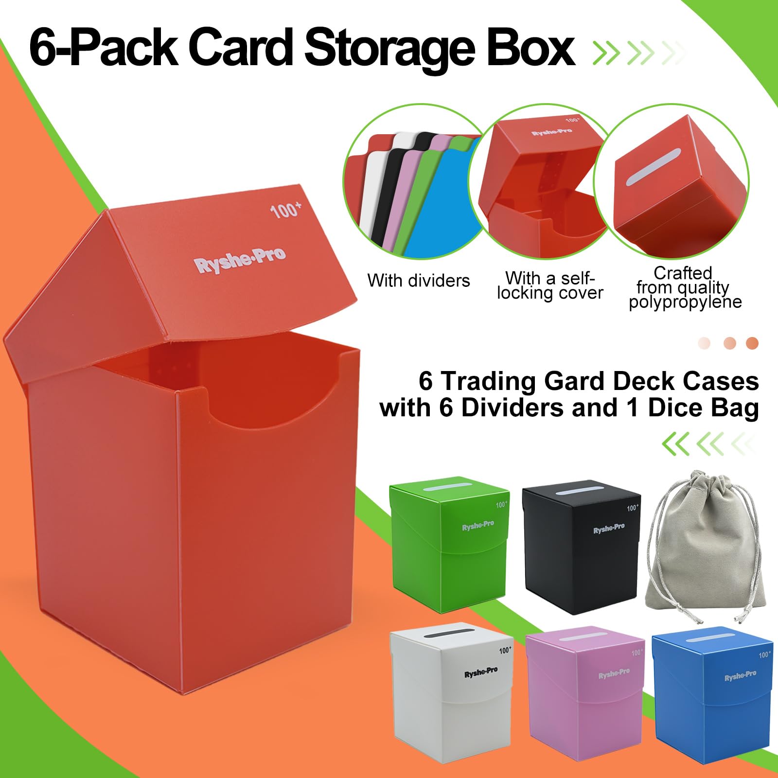 TCG Deck Box for 100+ Cards Co – Card Index Box Bewertung und Preis