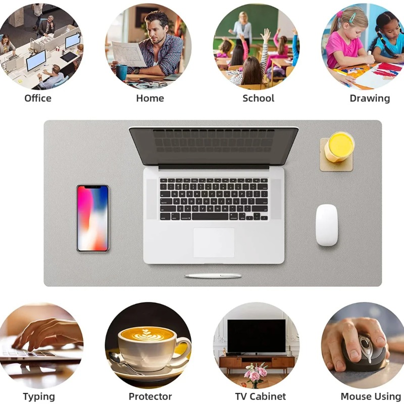 Extra Large Leather Mouse Pad  – Leather Desk Pad Bewertung und Preis