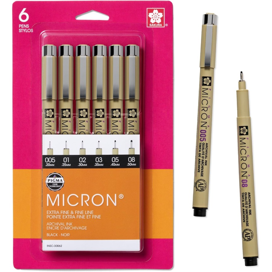 Pigma Micron Fineliner Pens wi – Archive Box Set Bewertung und Preis