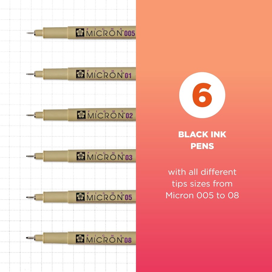 Pigma Micron Fineliner Pens wi – Archive Box Set Bewertung und Preis