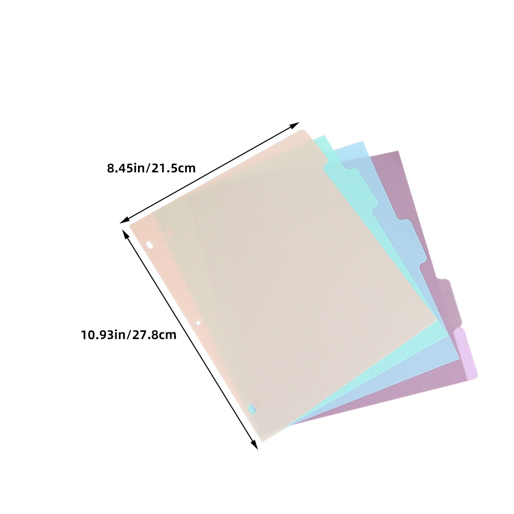 1Set A4 Plastic Binder Divider – Tab Divider A4 Bewertung und Preis
