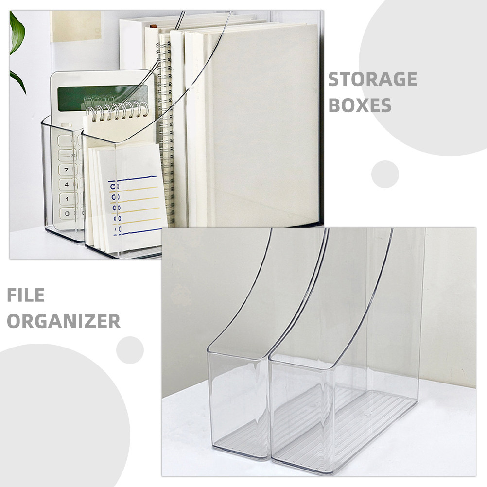 2Pcs Transparent File Organize – Magazine Holder Rack Bewertung und Preis