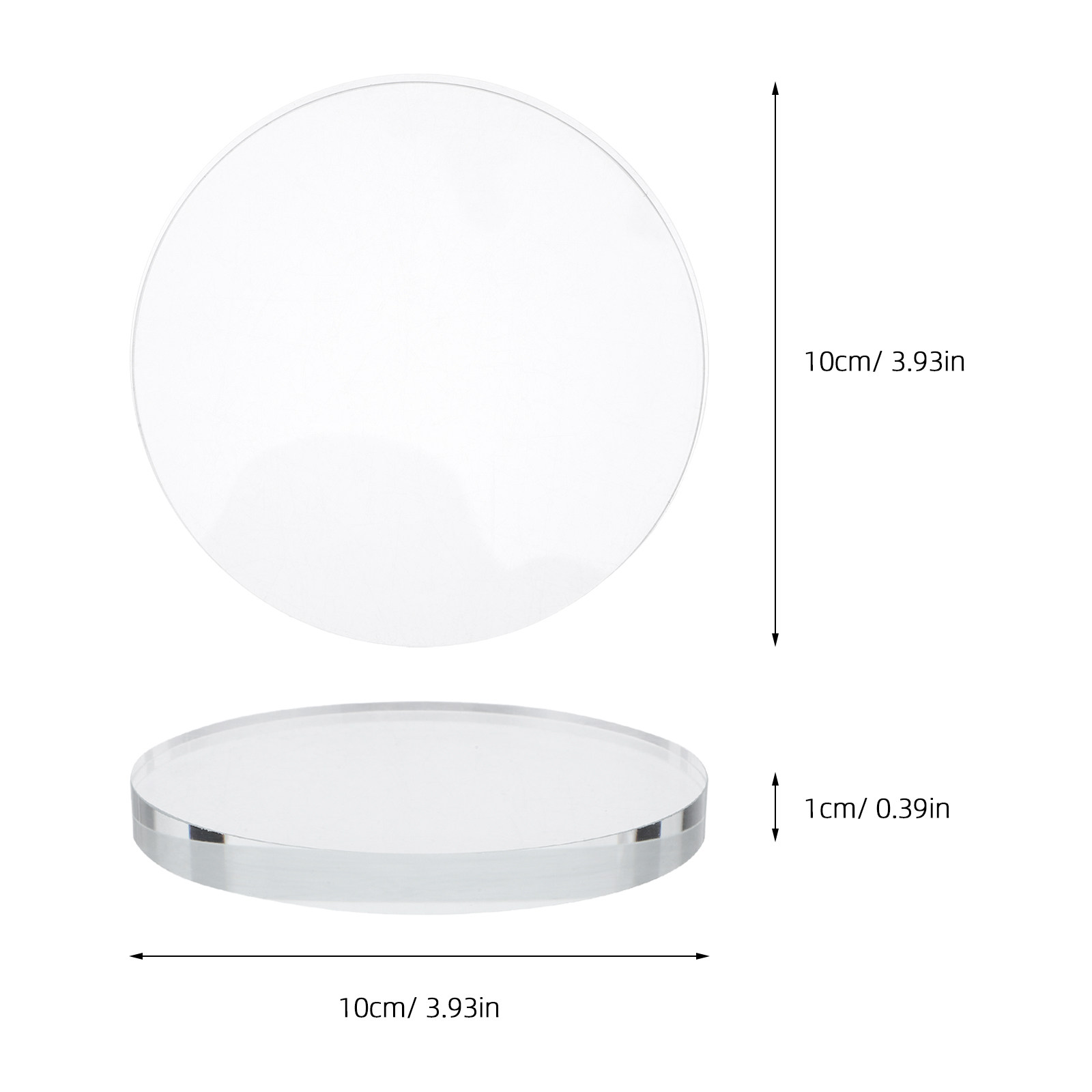 Heavy Round Transparent Crysta – Book Weight Glass Bewertung und Preis