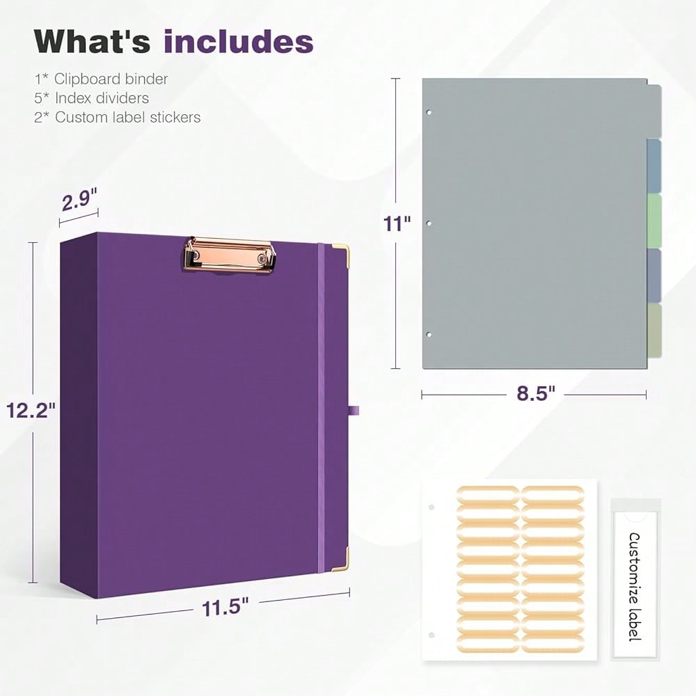 Mini 3 Ring Binder 2 Inch For  – Tab Divider A4 Bewertung und Preis