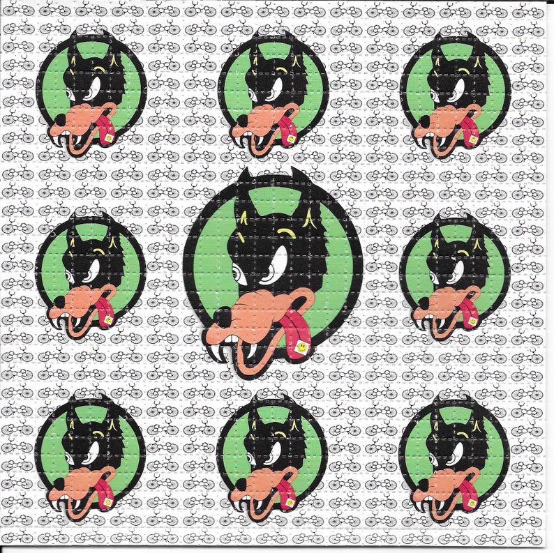 Dire Wolf Psychedelic LSD Acid – Ink Blotter Paper Bewertung und Preis