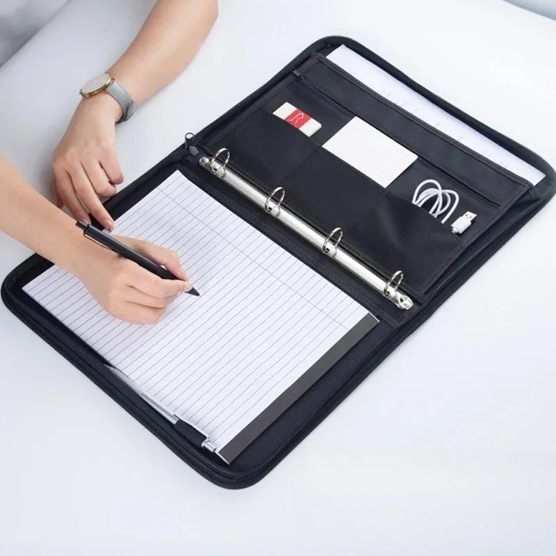 Large Black Business Portfolio – Binder A4 Lever Bewertung und Preis