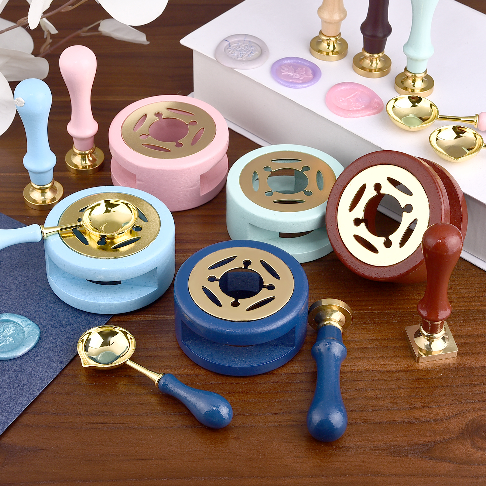 2/3Pcs Set Retro Sealing Wax F – Wax Seal Stamp Set Bewertung und Preis