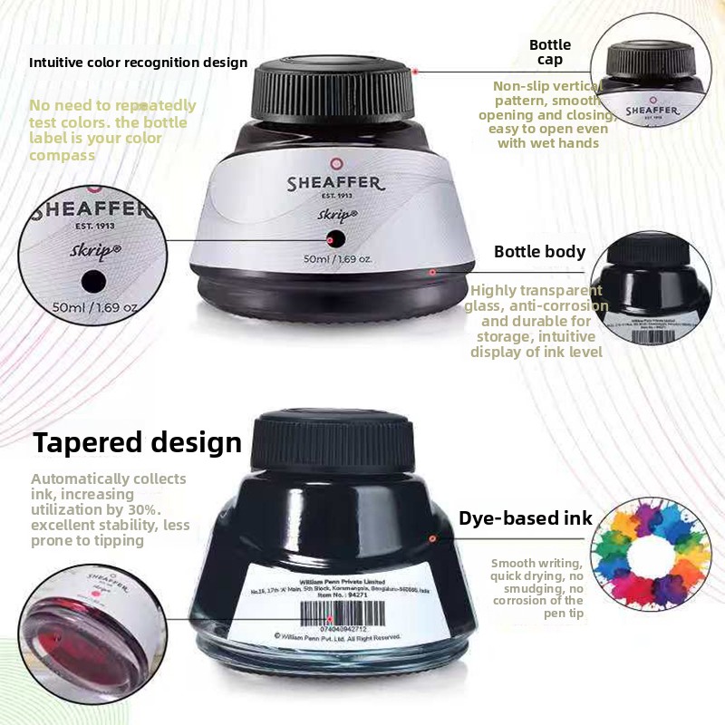 American SHEAFFER Color Dye In – Fountain Pen Bottled Ink Bewertung und Preis