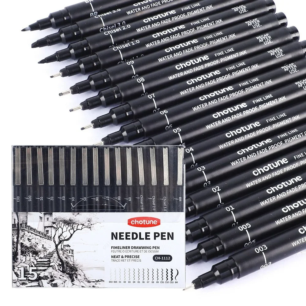 Black Micro Pens,15 Sizes,Wate – Correction Pen Fine Bewertung und Preis