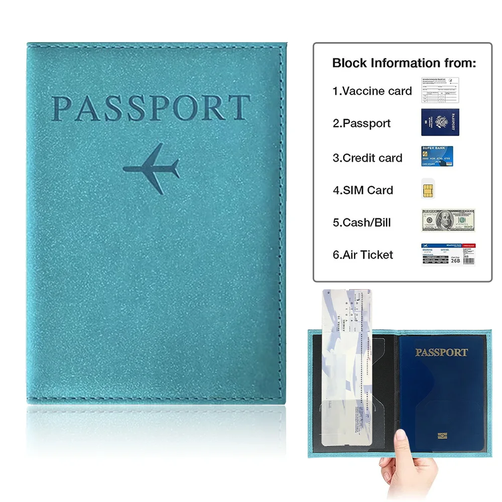 Passport Cover Blue Color Pu P – Index Card Holder Bewertung und Preis
