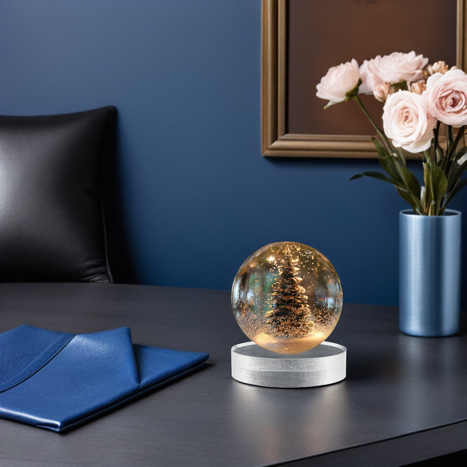 2Pcs Crystal Round Paperweight – Book Weight Glass Bewertung und Preis