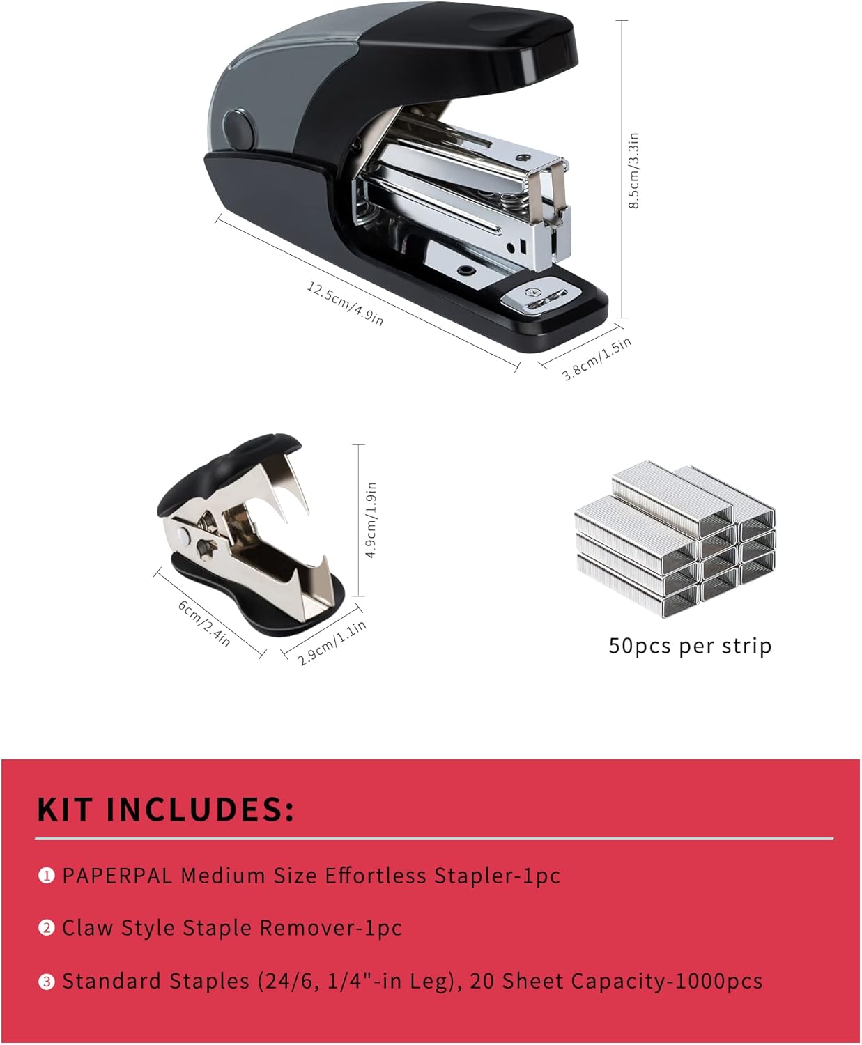 Effortless Standard Stapler Se – Stapler Half Strip Bewertung und Preis