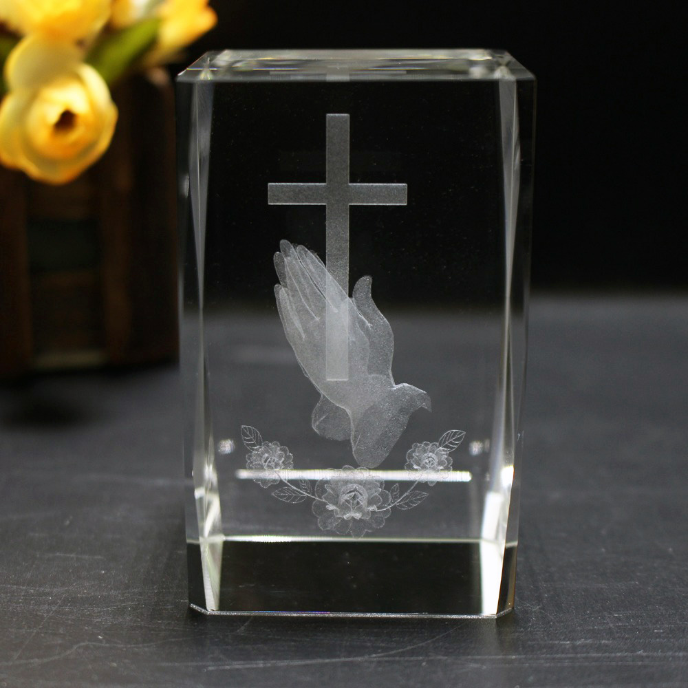 3D Laser Crystal Religious Cub – Paper Weight Crystal Bewertung und Preis
