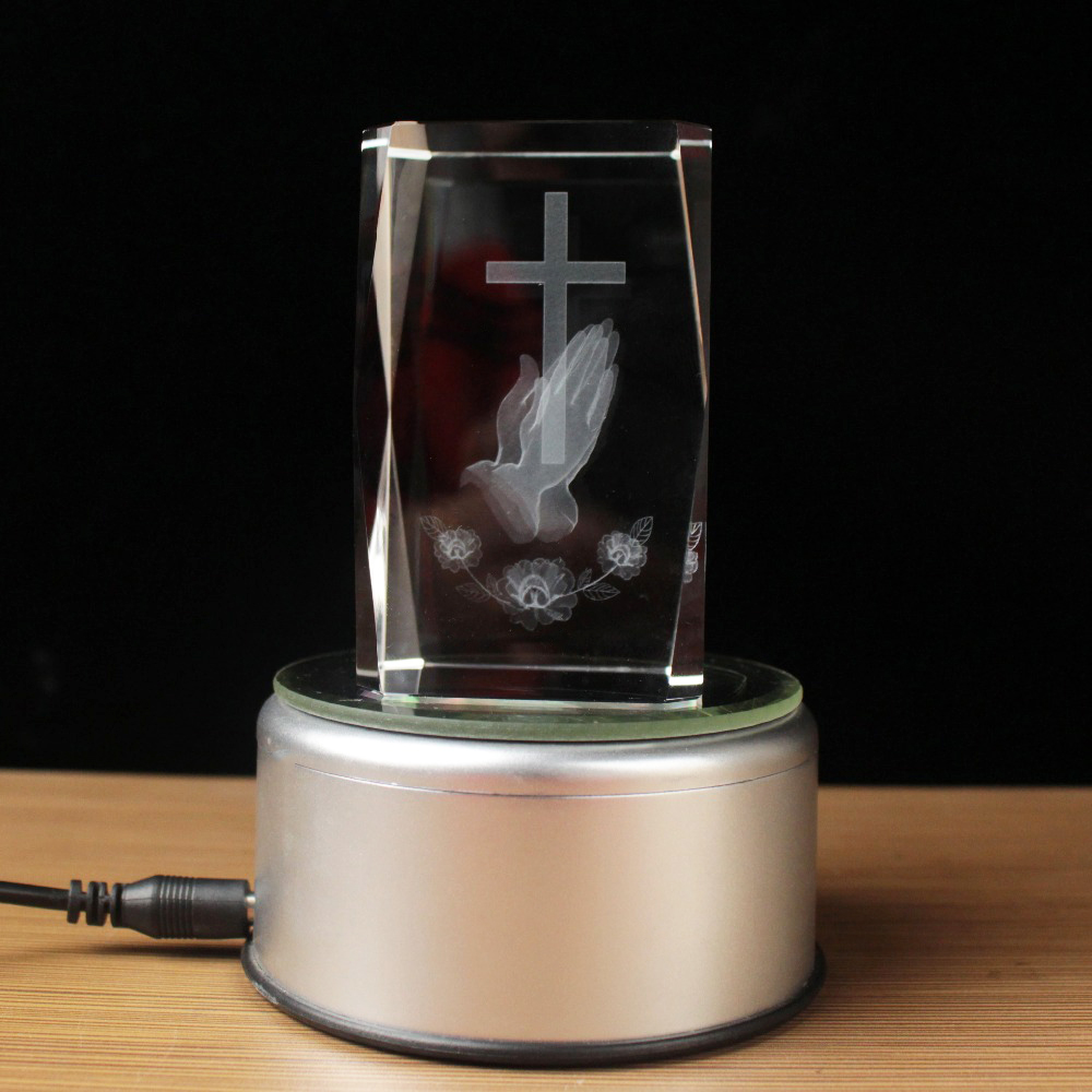 3D Laser Crystal Religious Cub – Paper Weight Crystal Bewertung und Preis