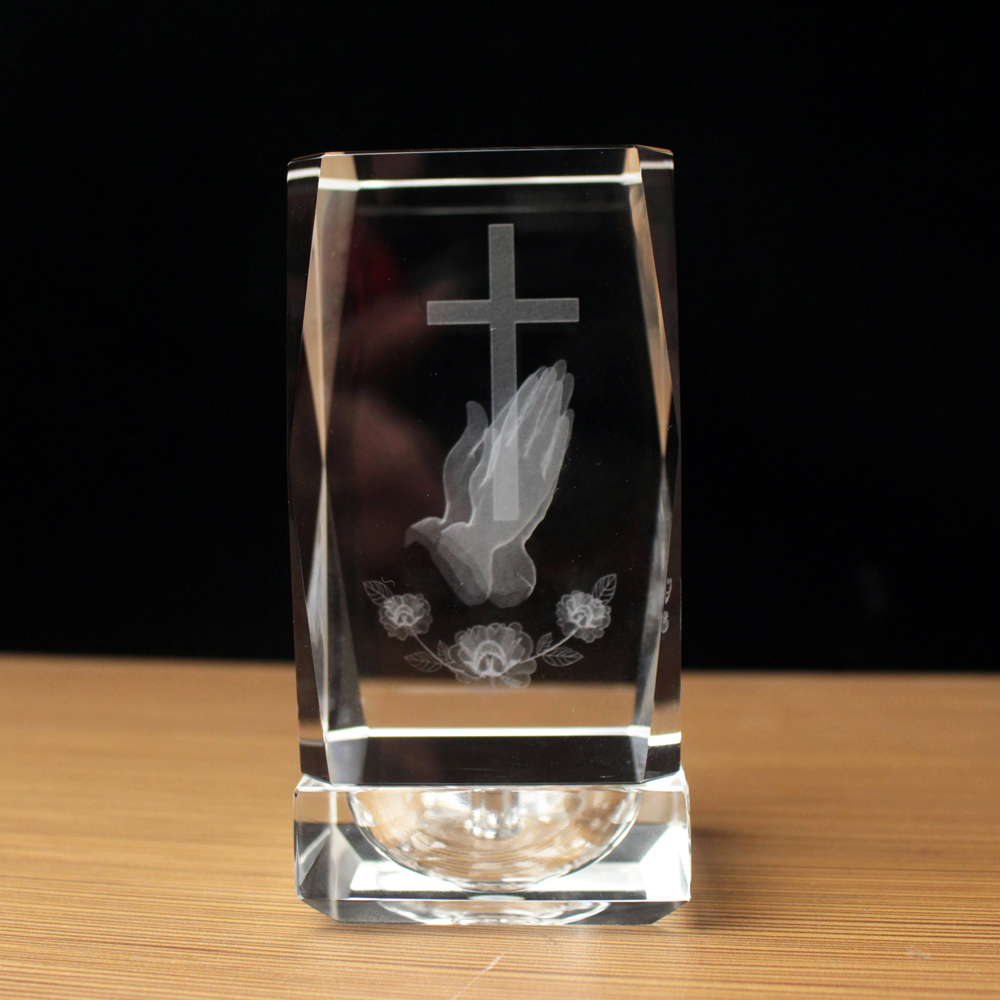 3D Laser Crystal Religious Cub – Paper Weight Crystal Bewertung und Preis