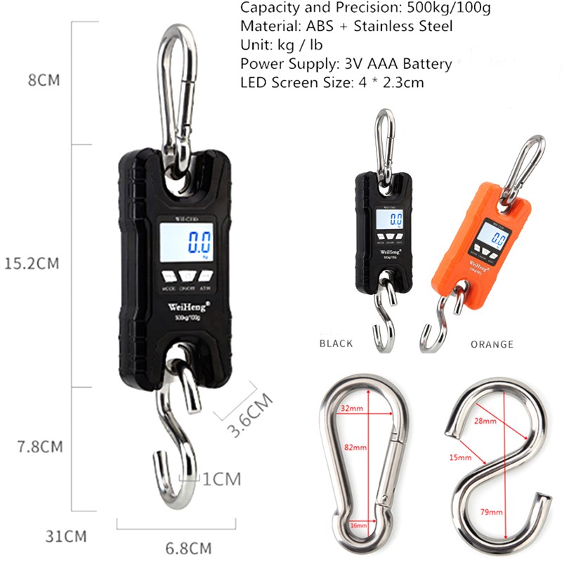 Digital Crane Scale 500kg 1000 – Tape Dispenser Weighted Bewertung und Preis