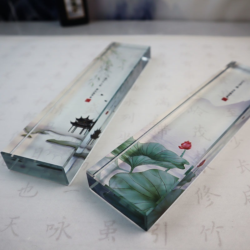 Glass Paperweight Traditional  – Book Weight Glass Bewertung und Preis