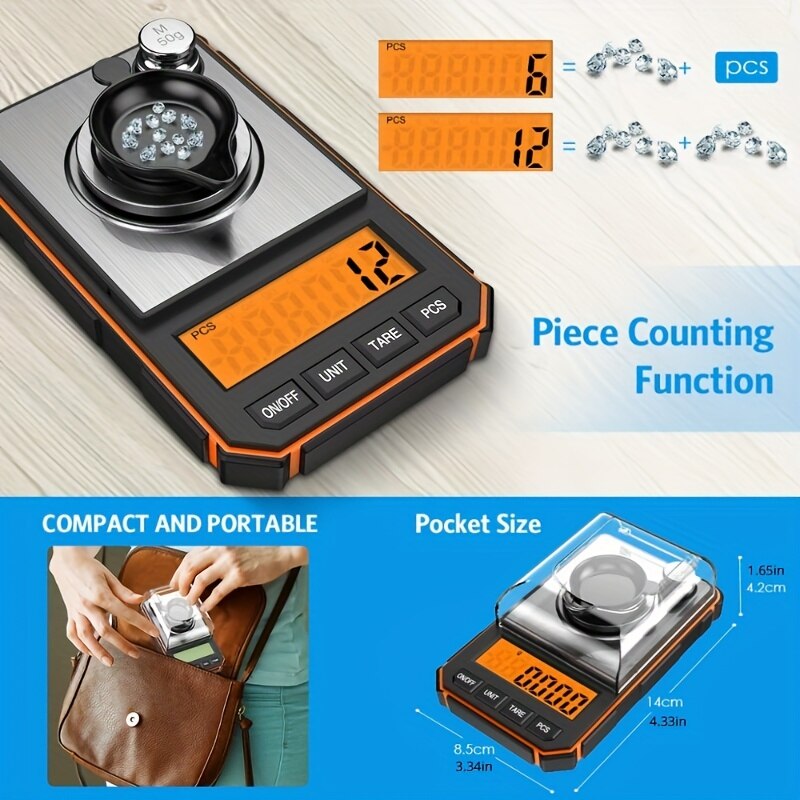 1pc 0.001g Professional Jewelr – Tape Dispenser Weighted Bewertung und Preis