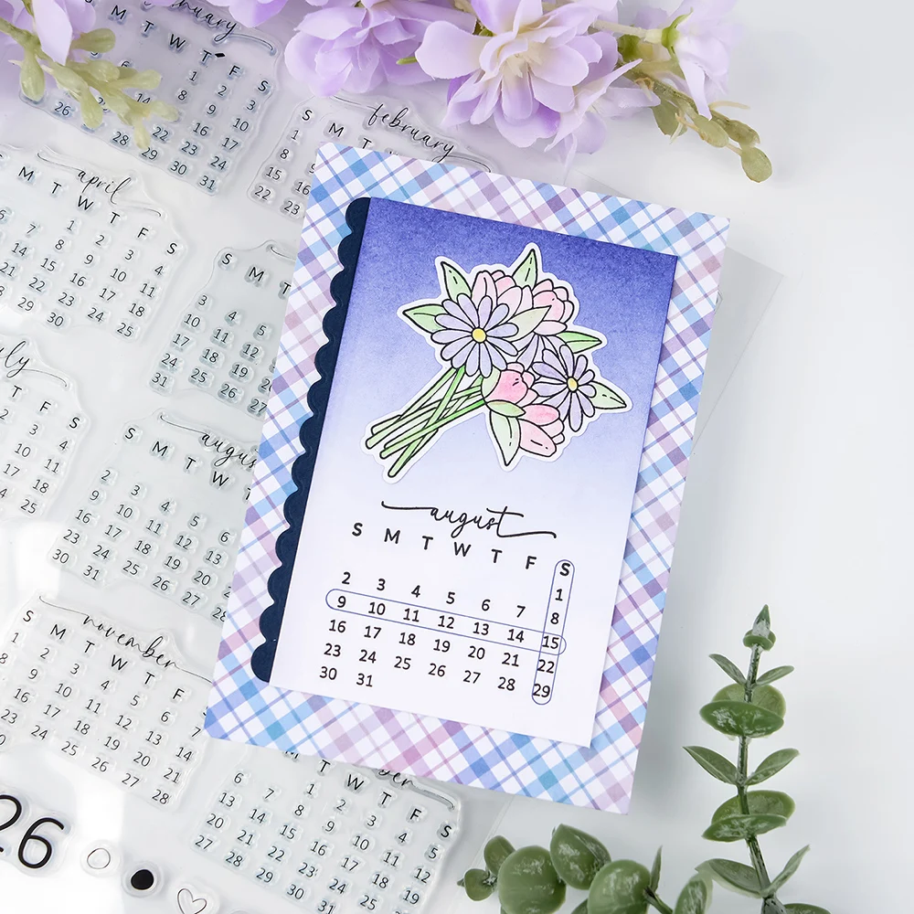 Calendar Date 2026 Clear Stamp – Rubber Date Stamp Bewertung und Preis