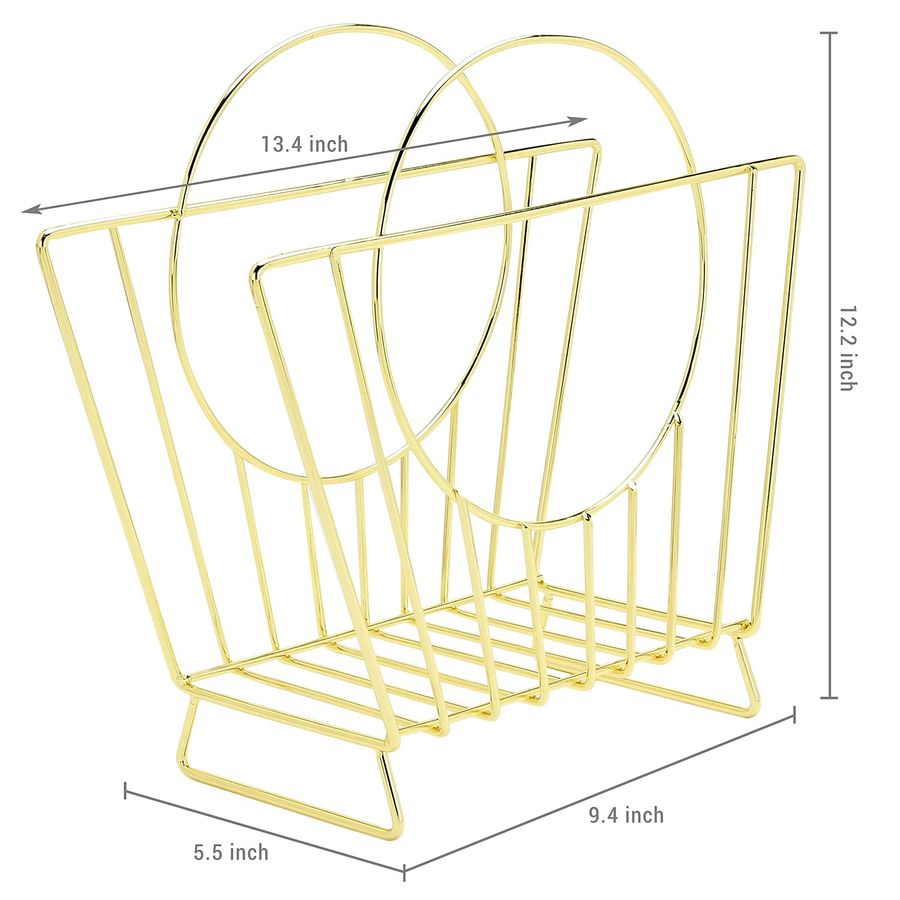 MidCentury Brass Plated Metal  – Magazine Holder Rack Bewertung und Preis